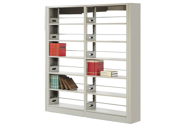 單層鋼制圖書架，鋼制置物架