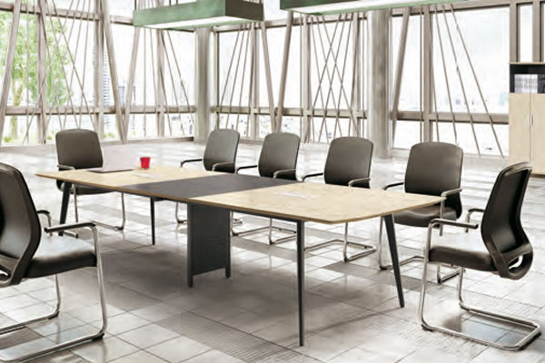 現(xiàn)代簡(jiǎn)約辦公會(huì)議桌，小型會(huì)議室洽談桌椅組合